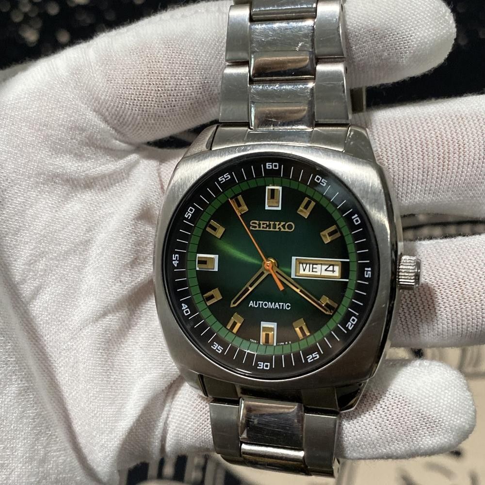 Seiko 7S26-04B0 Silver Stainless Steel Bracelet Strap Automatic Men's Wristwatch